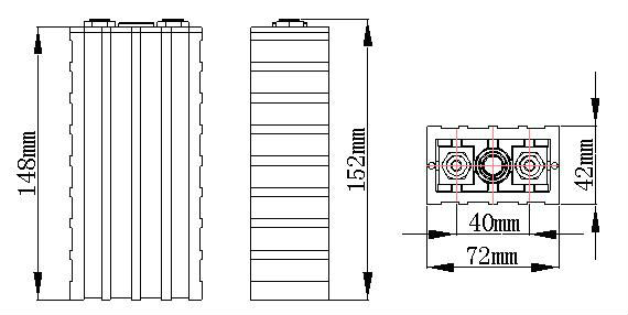 batterie d'ion de lithium de 20Ah Lifepo4 pour l'autobus/véhicules électriques/scooter électrique 0