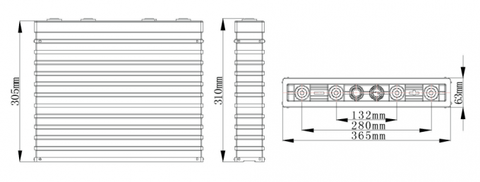 Décharge spontanée rechargeable de cycle de puissance élevée de batterie profonde du lithium rv basse 0