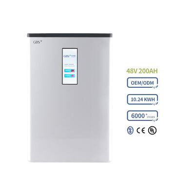 Bon prix Batterie solaire murale CE UL 51.2v 48v 100ah 200ah L 10Kwh Lifepo4 pour stockage d'énergie domestique en ligne