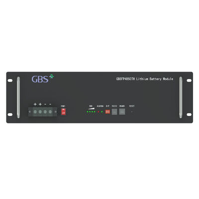 Bon prix Batterie lithium LiFePO4 51,2V 50Ah empilable divisée avec communication RS485, garantie 5 ans, 3000 cycles pour système d'énergie solaire domestique en ligne