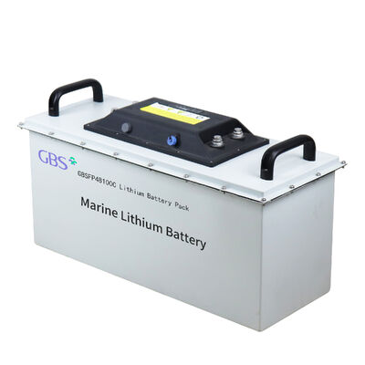 Bon prix GBS cycle profond 48V Marine démarrage de la batterie au lithium 100Ah LiFePO4 avec BMS Modèle GBSFP48100C -20 ~ 65 Température de fonctionnement en ligne