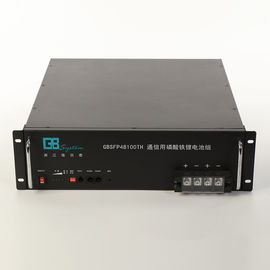 Bon prix 5U batterie de fer de lithium de la batterie rechargeable 48V 100Ah du Cabinet Lifepo4 pour la télécommunication en ligne