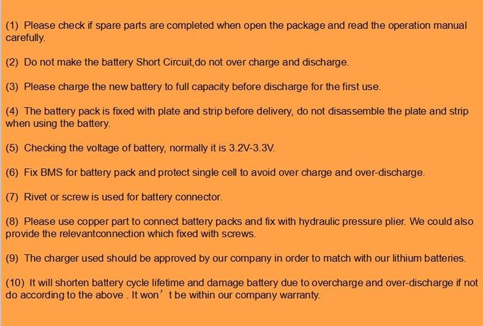 Paquet de batterie de la capacité élevée LiFePO4 12V 400Ah pour le système d'alimentation solaire de -grille 10